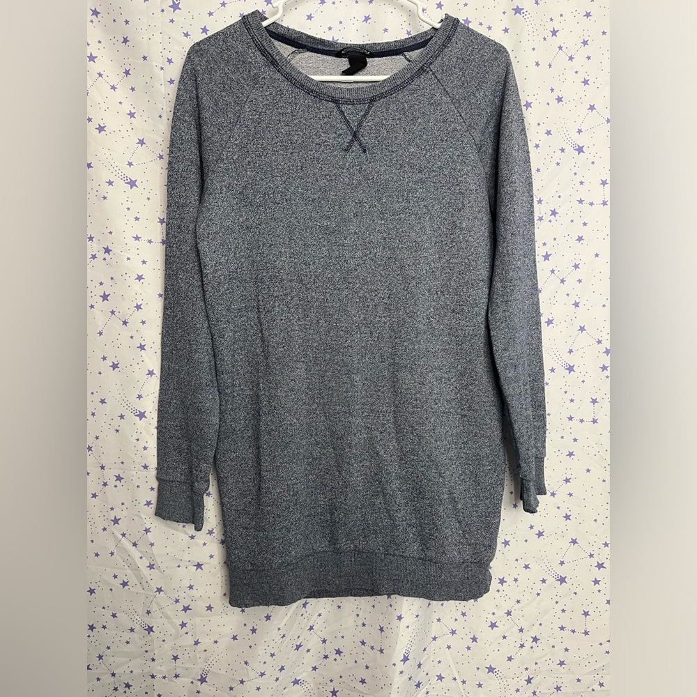 XS H&M blue/gray marbled type sweater